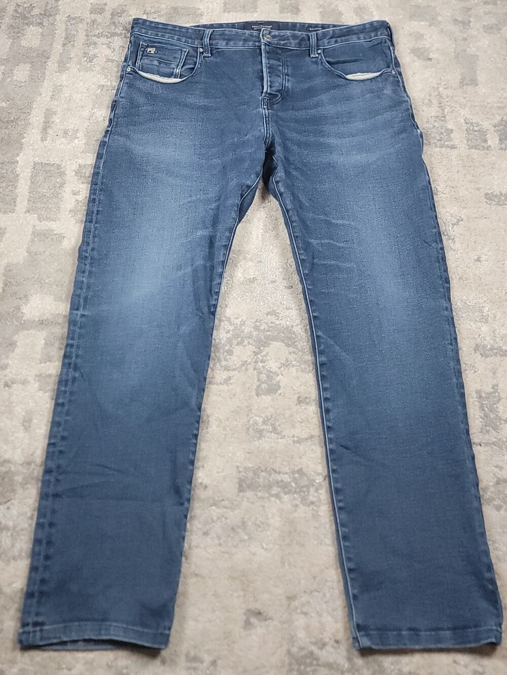 Scotch & Soda The Boathouse Ralston Men's Stretch Blue Denim Jeans Sz 38x30.5